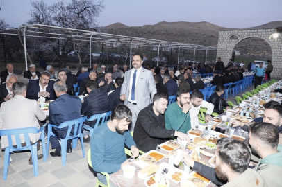 Mardin Yeşilli'de MHP'nin iftarına büyük ilgi